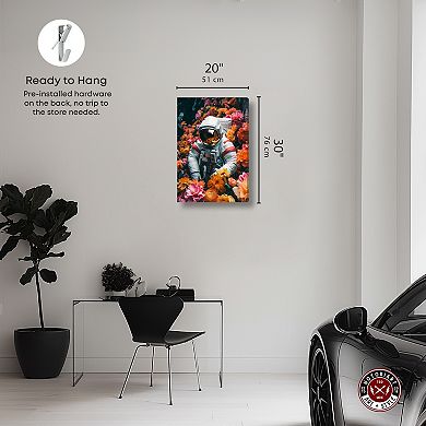 Notoriart Mid-Autumn In Space Canvas Wall Art