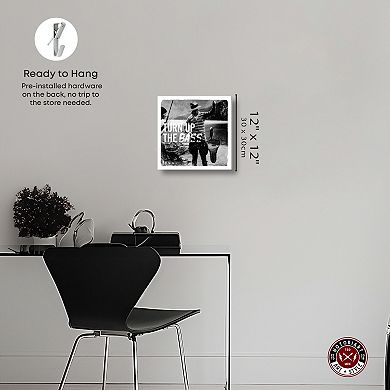 Notoriart Turn Up The Bass Noir Canvas Wall Art