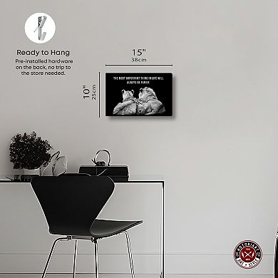 Notoriart Important Lion Pride Canvas Wall Art