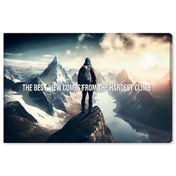 Notoriart Best View Canvas Wall Art