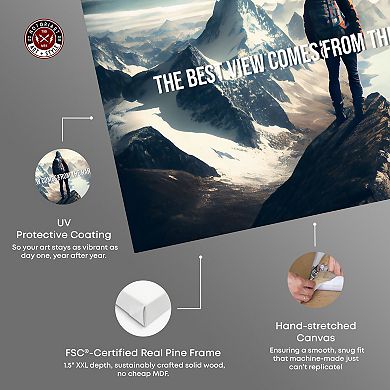 Notoriart Best View Canvas Wall Art