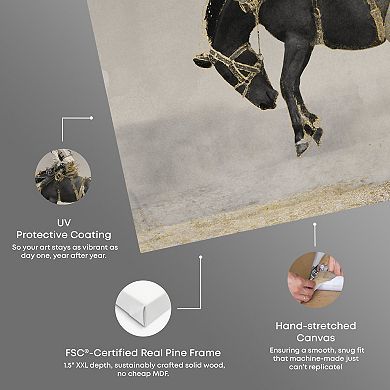 Notoriart Mindset Rodeo Canvas Wall Art