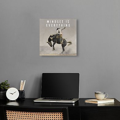 Notoriart Mindset Rodeo Canvas Wall Art