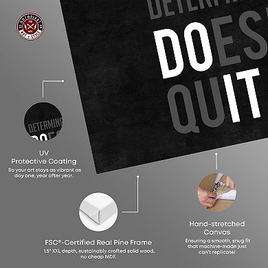 Notoriart Determination Canvas Wall Art