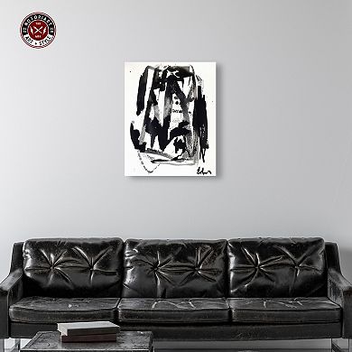 Notoriart Dimensional Noir Abstract Canvas Wall Art