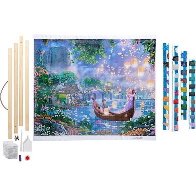 Cra-Z-Art RoseArt Disney Dreams 20" x 16" Diamond Art Rapunzel Lantern Scene Gem Kit