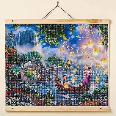 Cra-Z-Art RoseArt Disney Dreams 20" x 16" Diamond Art Rapunzel Lantern Scene Gem Kit