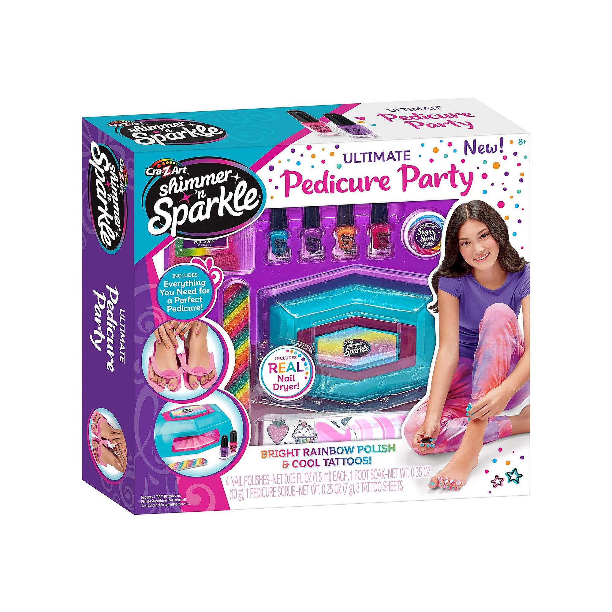 Cra-Z-Art Shimmer N Sparkle: Ultimate Pedicure Party, Multi