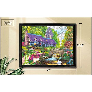 Cra-Z-Art RoseArt Puzzle Frame Kit for 1000pc Jigsaws: Snap-Together Frame & Saver Sheets