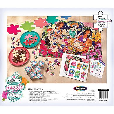 Cra-Z-Art RoseArt Ultimate Puzzle Party Game Night Box: 2x 300pc Jigsaws
