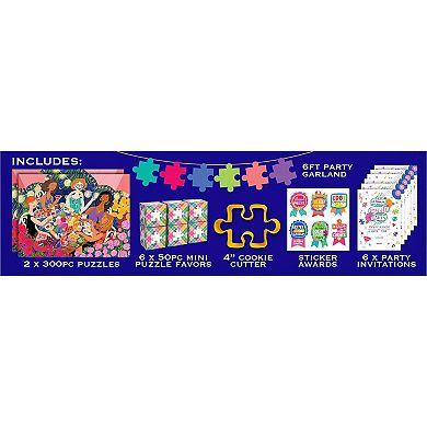 Cra-Z-Art RoseArt Ultimate Puzzle Party Game Night Box: 2x 300pc Jigsaws