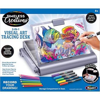 Cra-Z-Art Timeless Creations 2-in-1 Tracing Desk Light Box Drawing Set