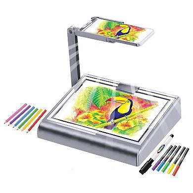 Cra-Z-Art Timeless Creations 2-in-1 Tracing Desk Light Box Drawing Set
