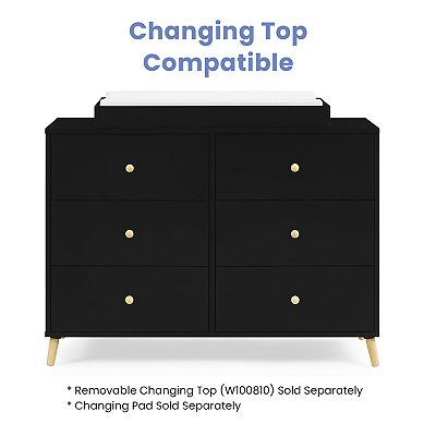 Delta Children Essex 6-Drawer Dresser