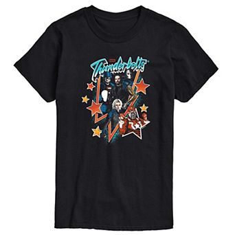 Men's Marvel Thunderbolts Retro Group Band Graphic Tee