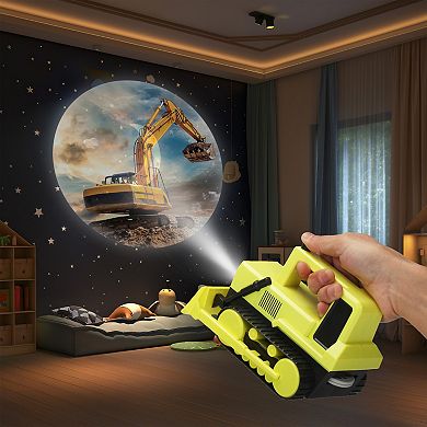 Kid Galaxy Construction Front End Loader Flashlight & Projector