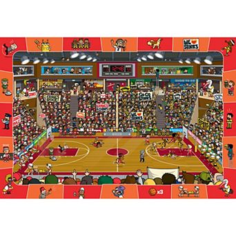 Eurographics Puzzles 100 pc Spot & Find Basketball Puzzle