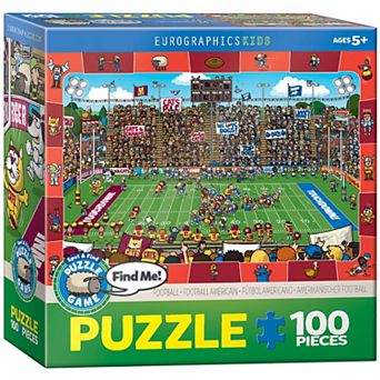 Eurographics Puzzles Spot & Find Football Puzzle (100 Pieces)