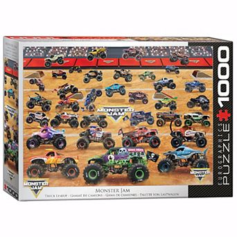 Eurographics Puzzles Monster Jam Truck Lineup 1000 pc Puzzle