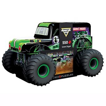 Eurographics Puzzles Monster Jam Grave Digger 550 pc Puzzle with Tin