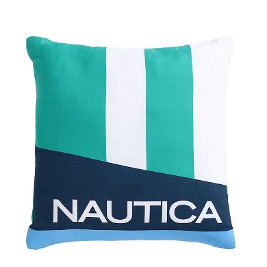 Nautica Huck Stripe Blue Comforter & Sham Set