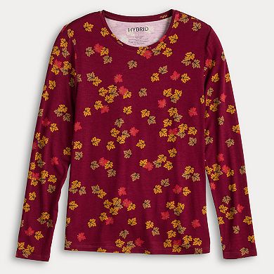 Women's Autumn All-Over Print Long Sleeve Top