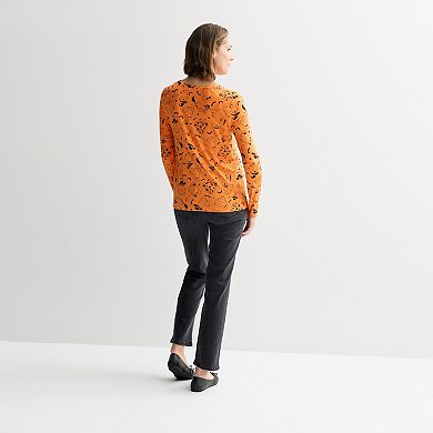 Women's Autumn All-Over Print Long Sleeve Top