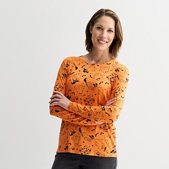 Women's Halloween All-Over Print Long Sleeve Top