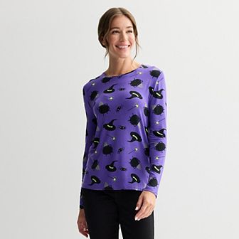 Women's Halloween All-Over Print Long Sleeve Top