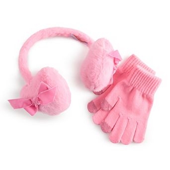 Girls madden girl Ear Muff & Tech Glove Set