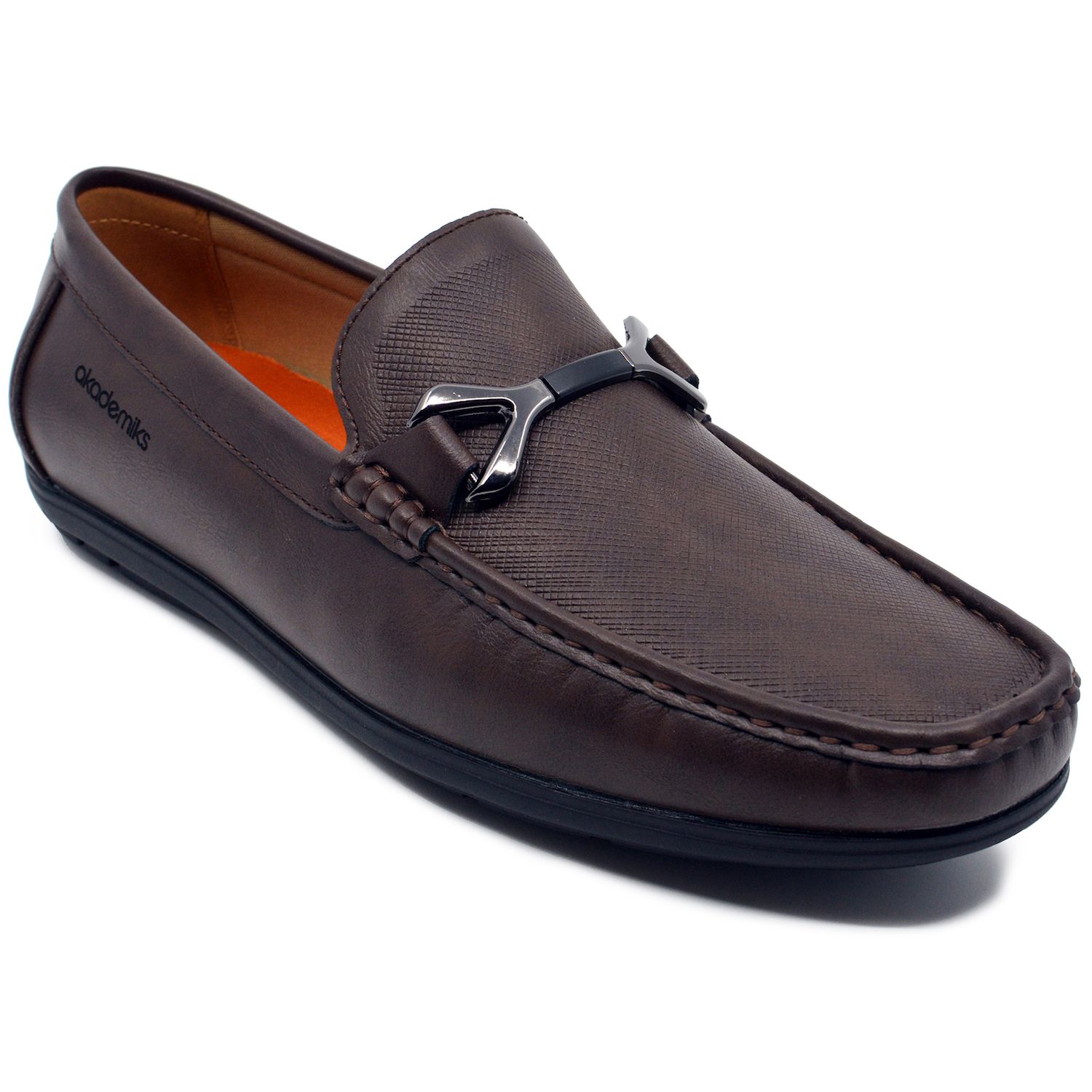 Мужская обувь Akademiks Slip-On Comfort Shoes, цвет: Коричневый