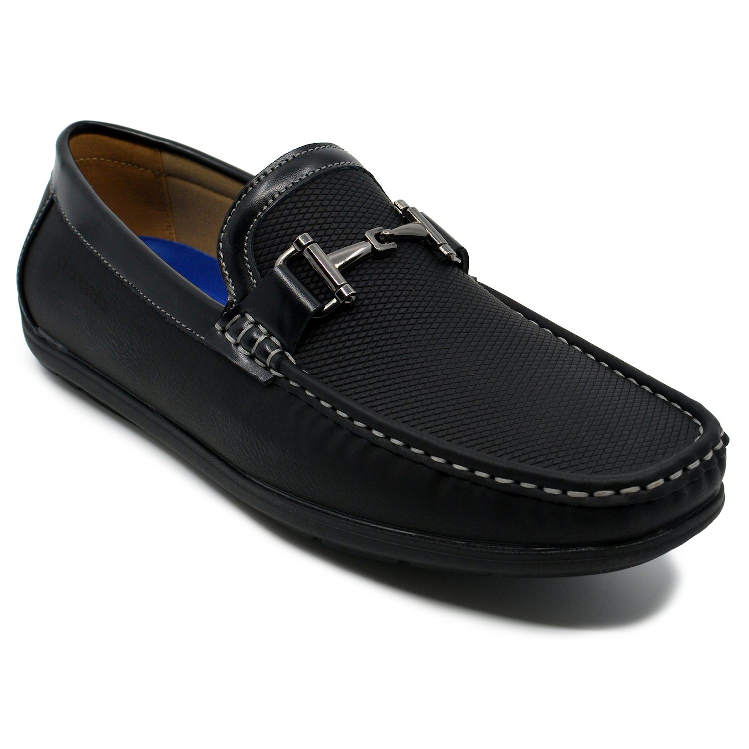 Мужская обувь Akademiks Slip-On Men's Comfort Shoes, цвет: Чёрный