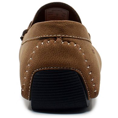 Akademiks Weston Men's Slip-On Loafers With Buckle Detail