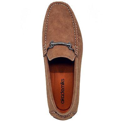 Akademiks Weston Men's Slip-On Loafers With Buckle Detail