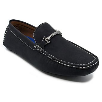 Akademiks Weston Men's Slip-On Loafers With Buckle Detail