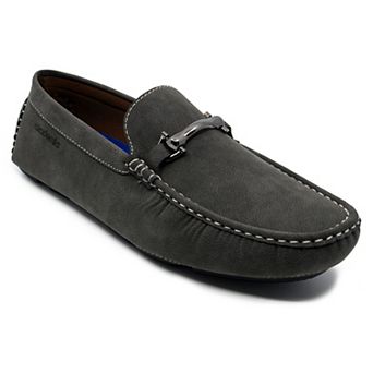 Akademiks Weston Men's Slip-On Loafers With Buckle Detail