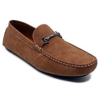 Akademiks Weston Men's Slip-On Loafers With Buckle Detail