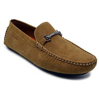 Akademiks Weston Men's Slip-On Loafers With Buckle Detail