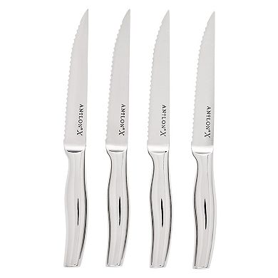 Anolon X Stainless Steel 4-Piece Steak Knife Set