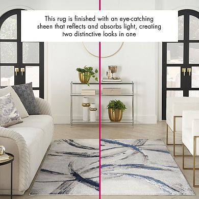 Nourison Splash Modern Curve Indoor Area Rug