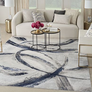 Nourison Splash Modern Curve Indoor Area Rug
