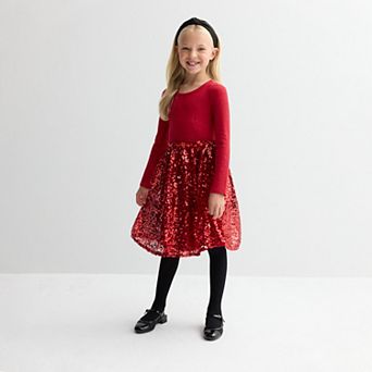 Girls 4-12 Jumping Beans® Sequin Tutu Dress