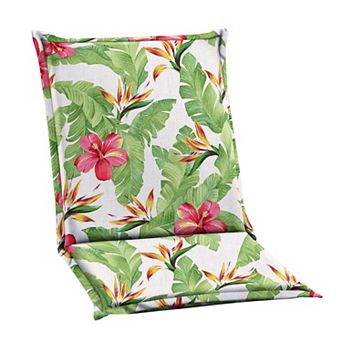 BrylaneHome Bh Outdoor Performance Flanged Hinged Cushion