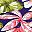 Navy Tropical Leaves