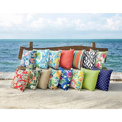 BrylaneHome Bh Outdoor Performance 20 Square Throw Pillow
