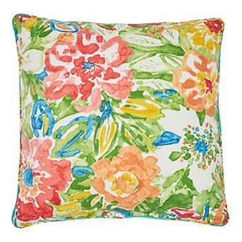 BrylaneHome Bh Outdoor Performance 20 Square Throw Pillow