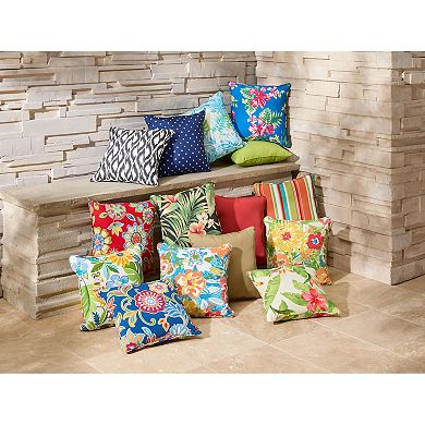 BrylaneHome Bh Outdoor Performance 16"" Sq. Toss Pillow