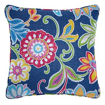 BrylaneHome Bh Outdoor Performance 16"" Sq. Toss Pillow