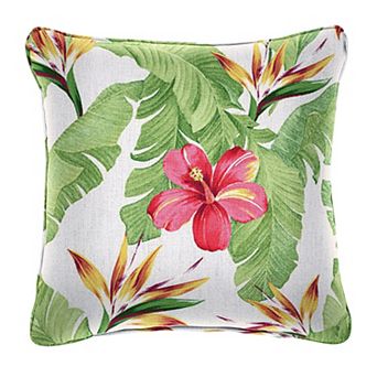 BrylaneHome Bh Outdoor Performance 16"" Sq. Toss Pillow