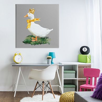 Stupell Home Decor Goose with Crown Canvas Wall Art